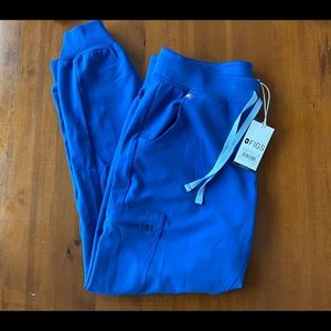 Figs women's royal blue Zamora joggers size medium